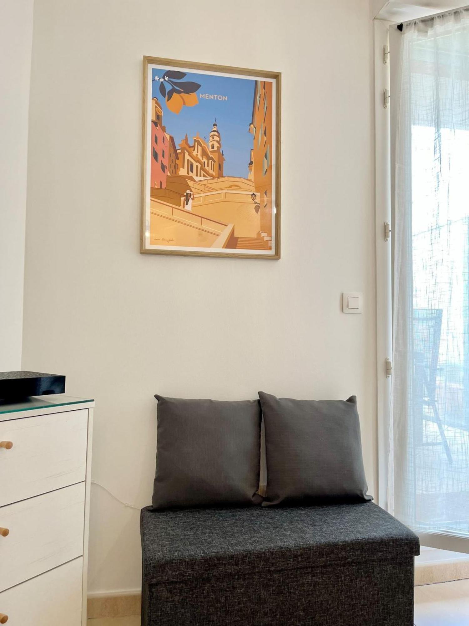 'La Villa Melanie' Neuf, Equipe, Terrasse, Centre Ментона Экстерьер фото